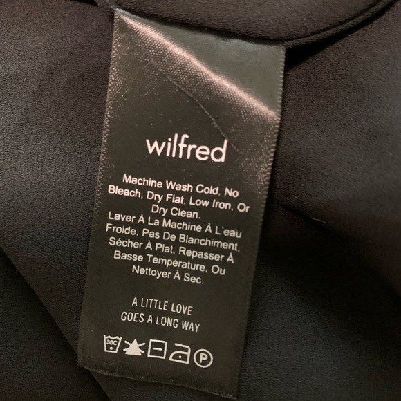 Aritzia Wilfred black A-line dress size XS - Picture 8 of 9